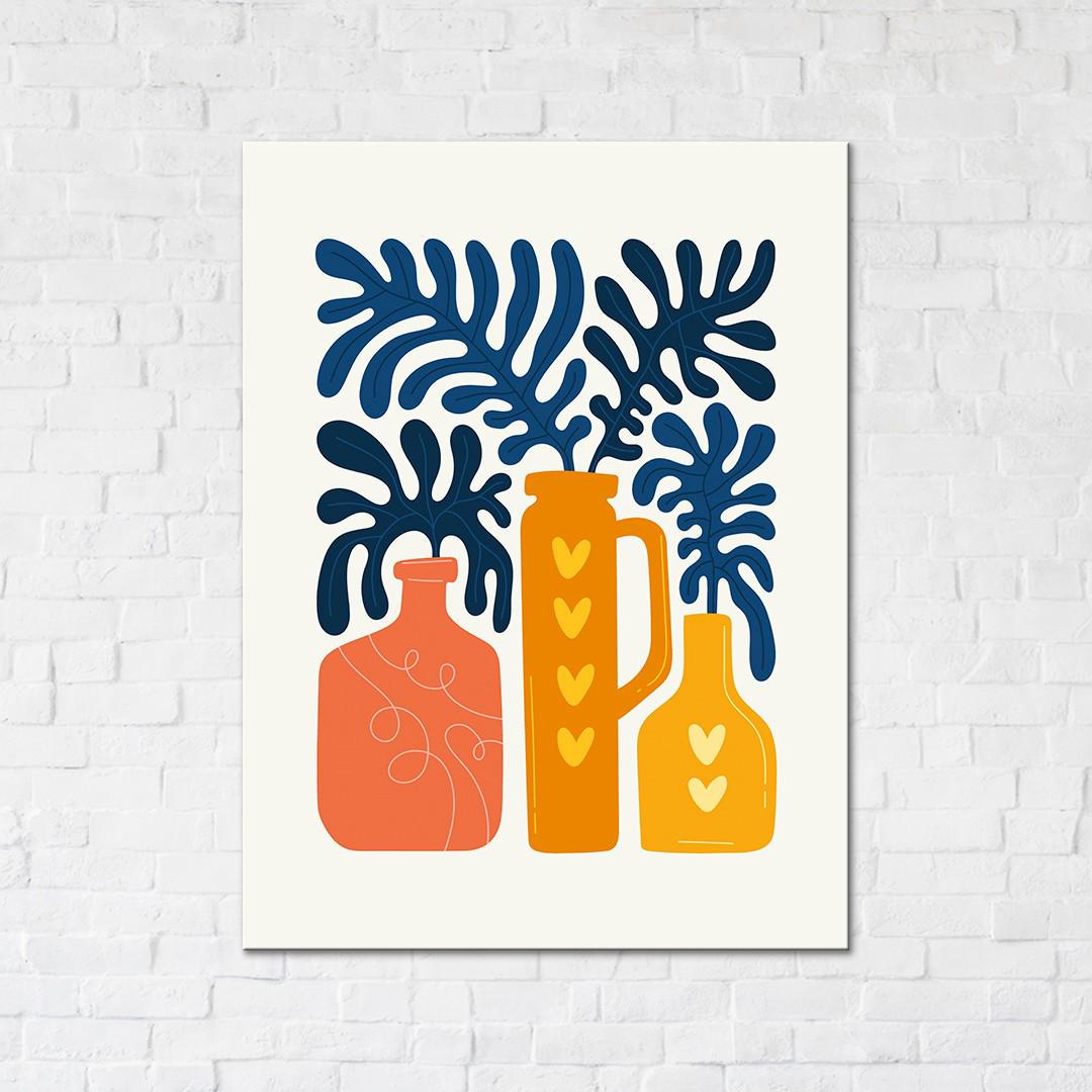 Интерьерная картина Brushme Абстрактные цветы (CN53279S)