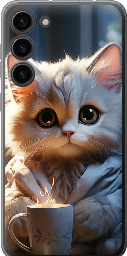 Чехол на Samsung Galaxy S23 Plus White cat (5646u-2905-42517)