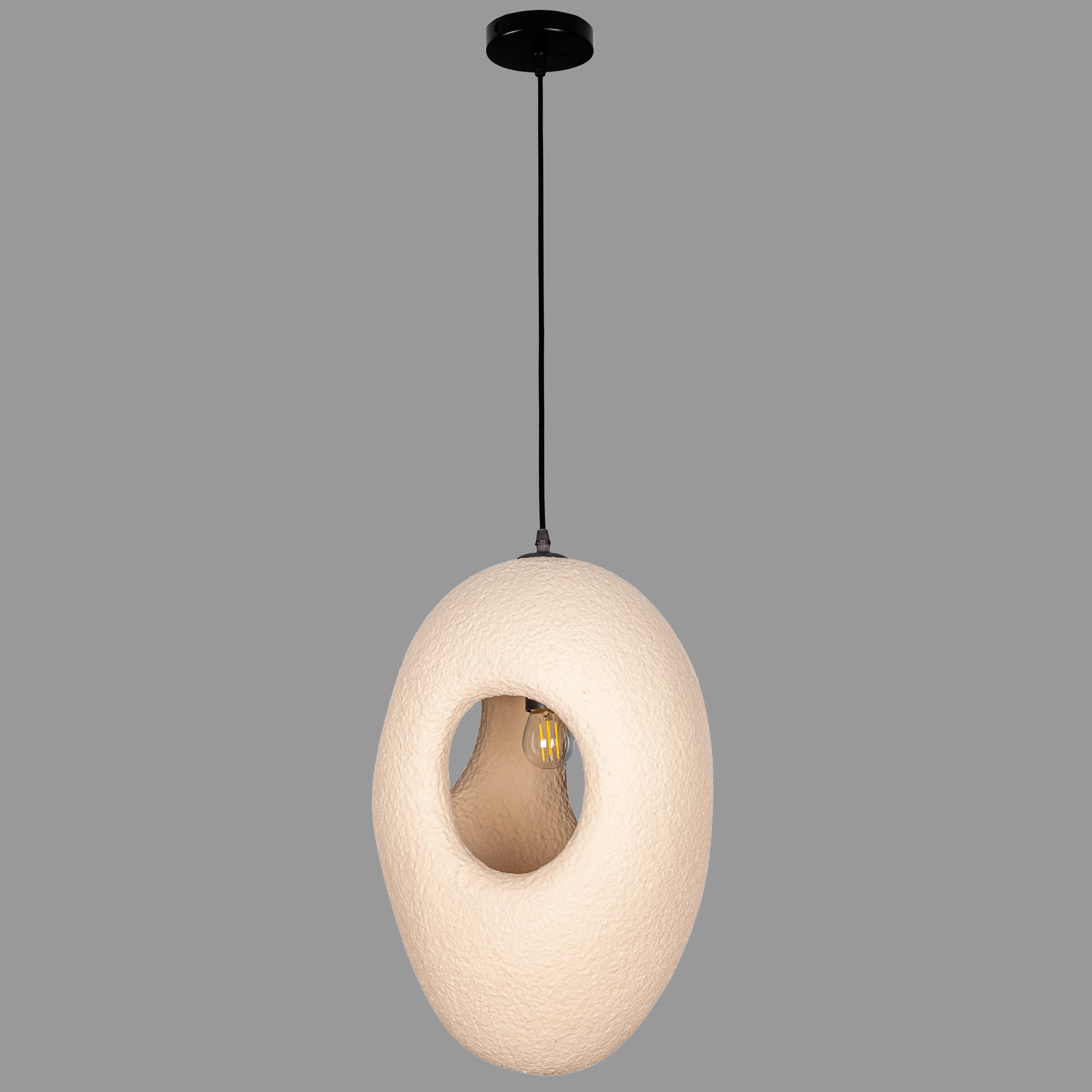 Люстра гипсовая Кокон Wabi-Sabi 29х42 см (909-XL3584 (300) BEIGE)