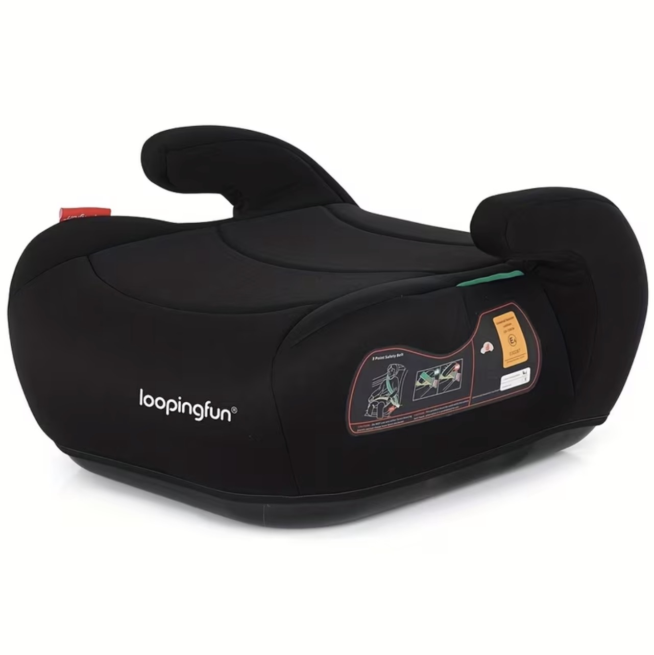 Автокресло-бустер Loopingfun группа 3 22-36 кг 3-12 лет Черный (144072)