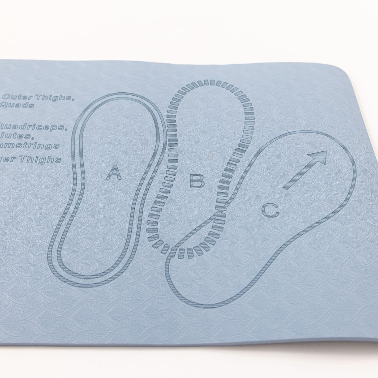 Набір OSPORT килимок для фітнесу TPE 6 мм Блакитний (MS 4588) - фото 4 Набір OSPORT килимок для фітнесу TPE 6 мм Блакитний (MS 4588) - фото 4