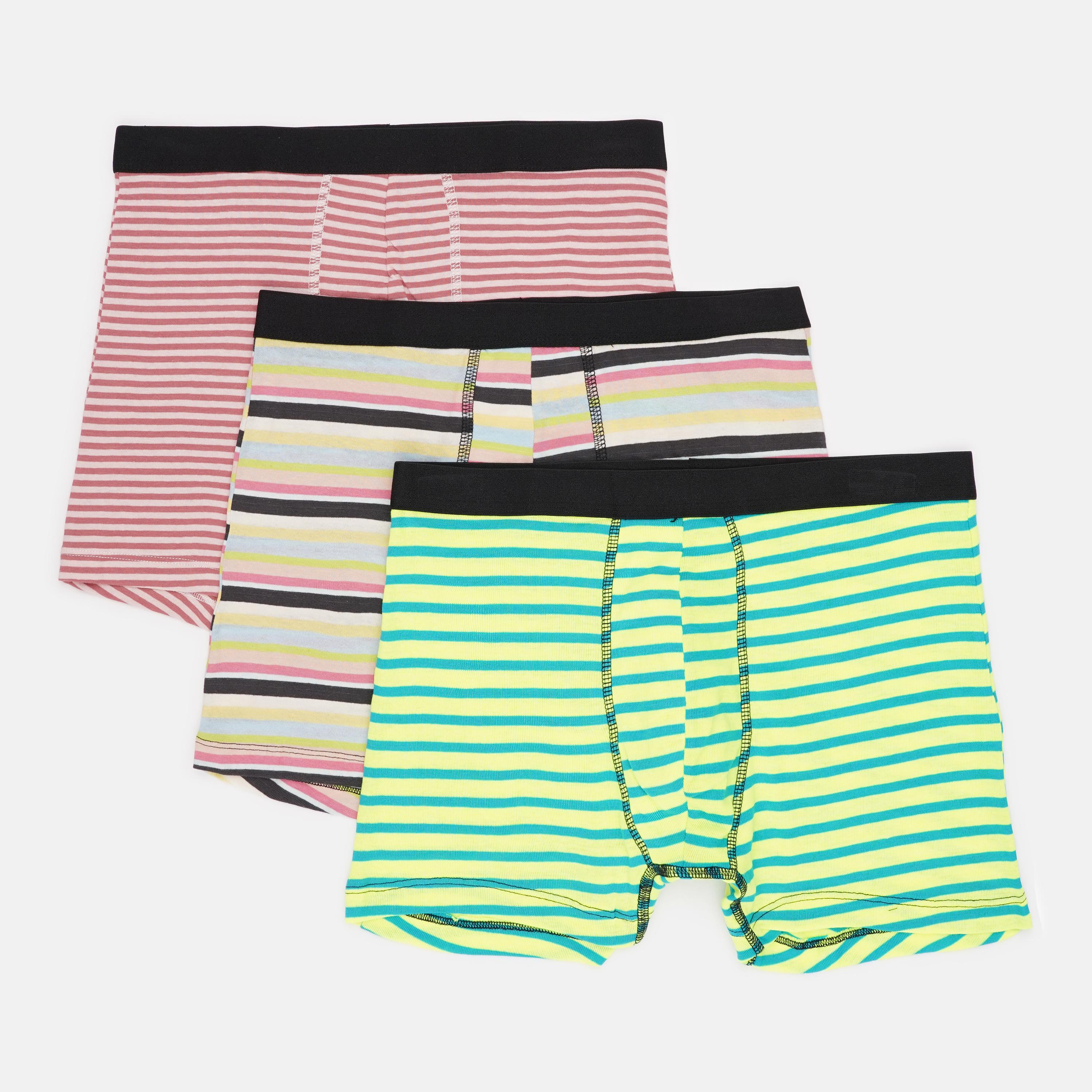 Труси Basic Collection 3 шт. M Рожевий/Блакитний (14380928584)