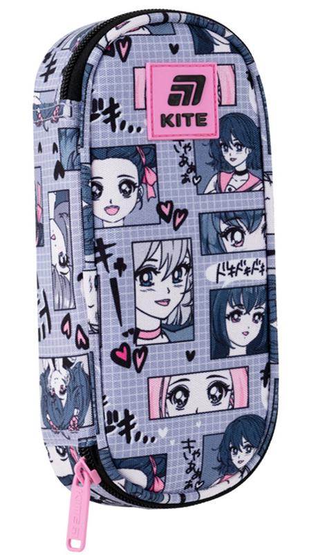 Пенал шкільний KITE K25-599-9 Anime Girl