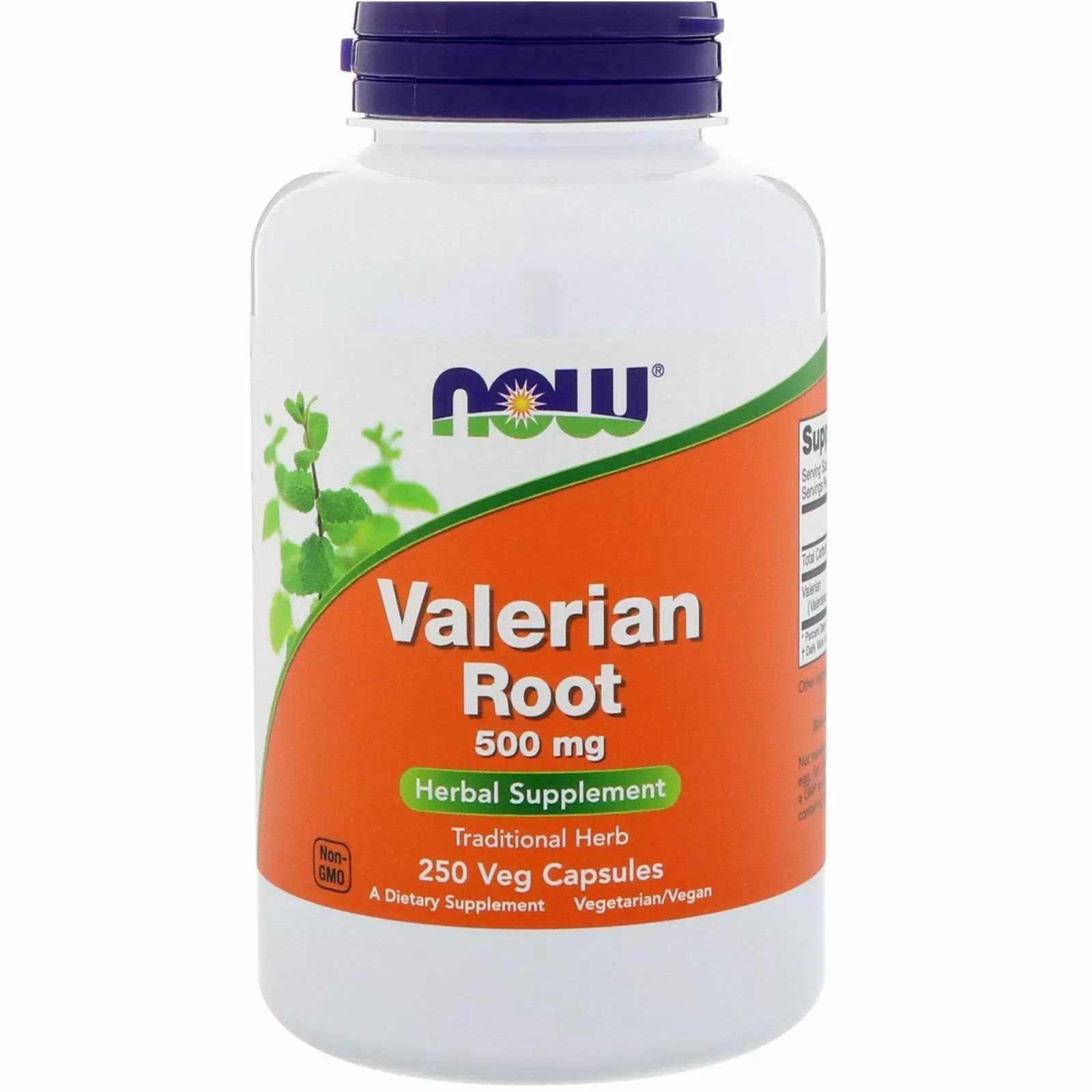 Комплекс для профілактики нервової системи NOW Foods Valerian Root 500 мг 250 Veg Caps