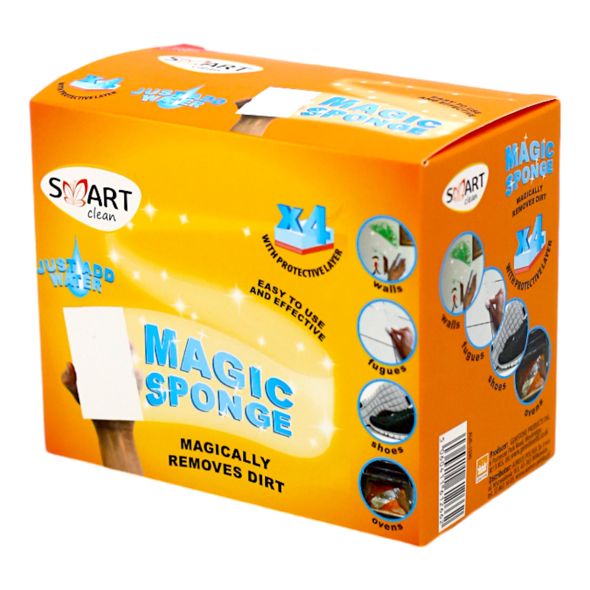 Губки для уборки Smart Clean Magic Sponge универсальные 4 шт. (НФ-00007266)