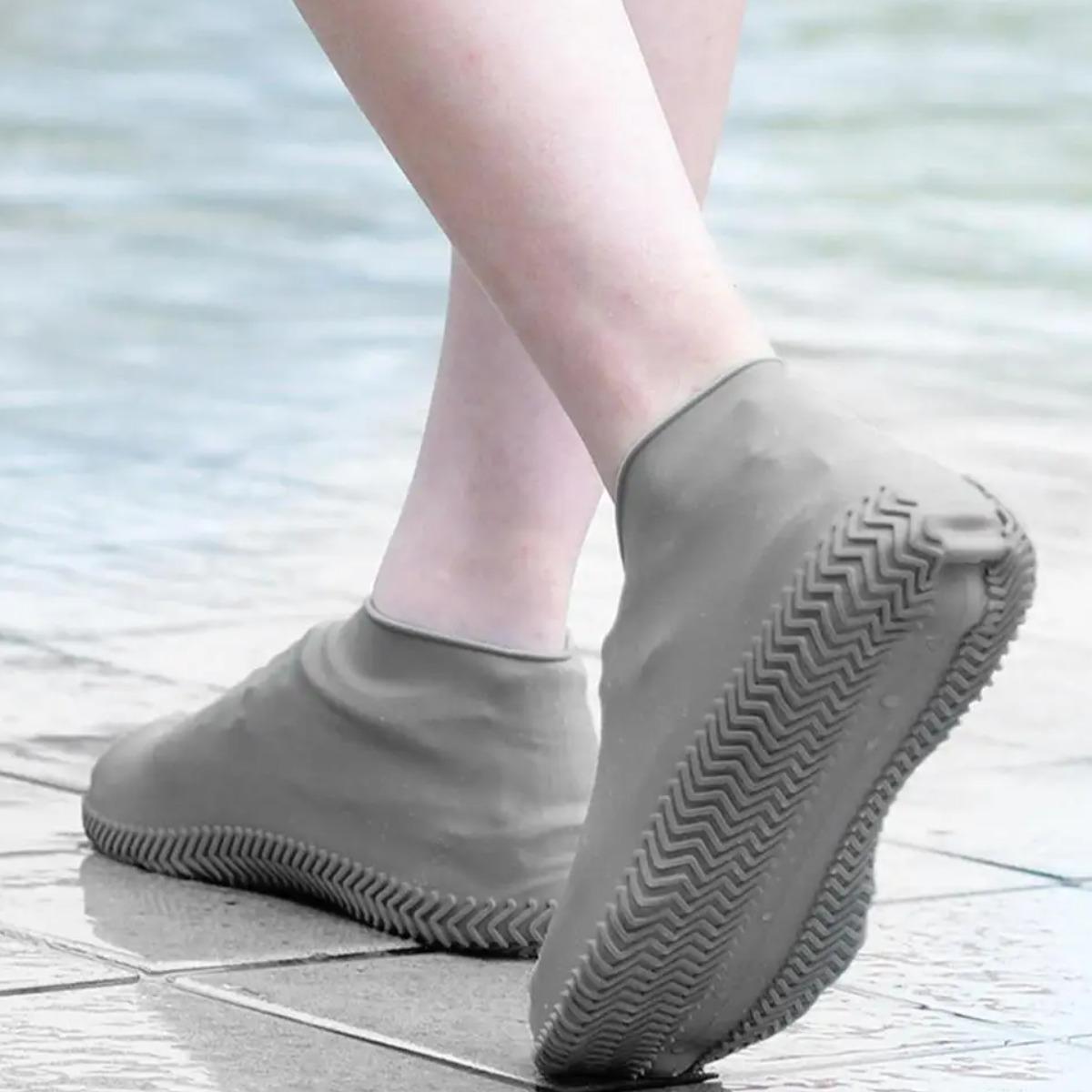 Бахіли силіконові на взуття Waterproof Silicone Shoe Cover від води та бруду L - фото 2