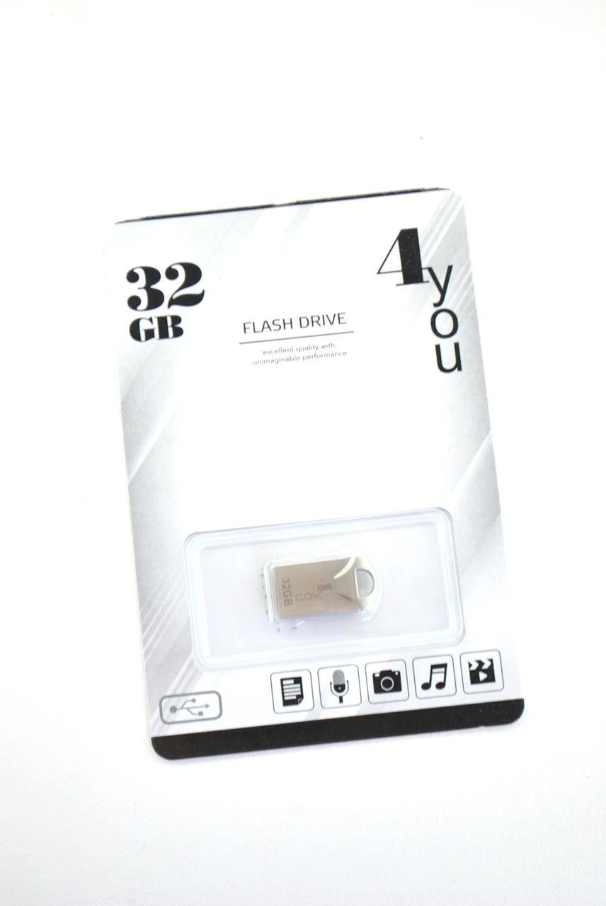 Флеш накоплювач USB 4you 32 Gb 106 metal series (1232978763)