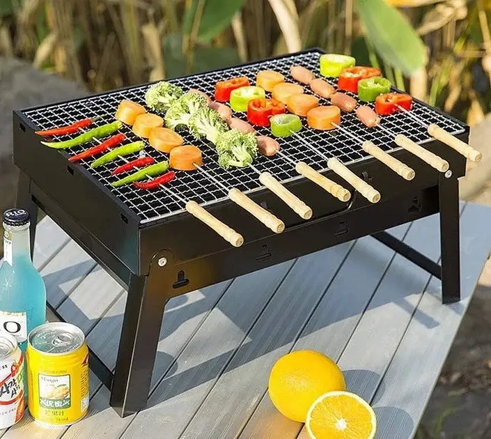 Мангал Portable barbecue grill 360x270x280 мм (27735426) - фото 5