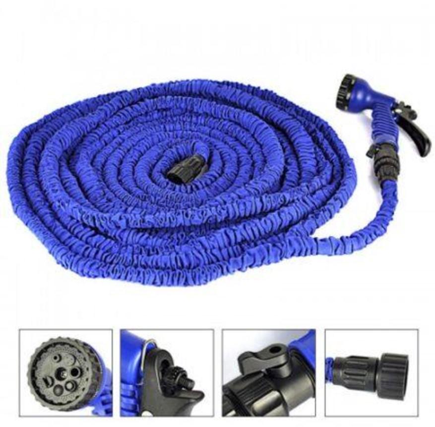Шланг-гармошка для полива гибкий Мagic House с распылителем 15 м Синий (MX-0251-6904B) - фото 4 Шланг-гармошка для полива гибкий Мagic House с распылителем 15 м Синий (MX-0251-6904B) - фото 4