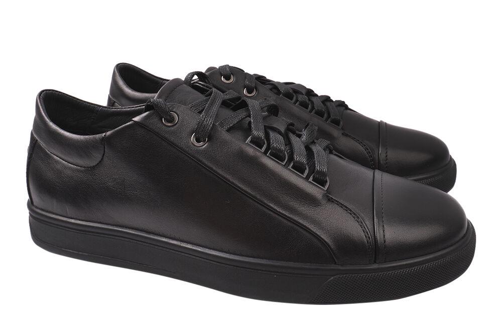 Туфли Davis из кожи на шнуровку р. 40 Черный (107-20DTC)