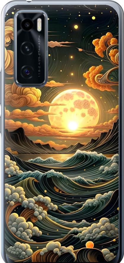 Чехол на Vivo V20 SE Арт волны (6332u-2128-42517) Чехол на Vivo V20 SE Арт волны (6332u-2128-42517)