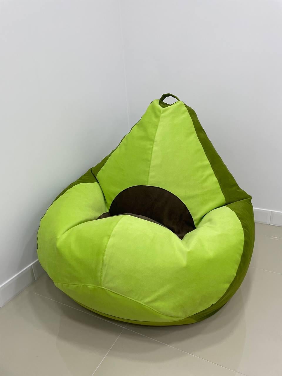 Кресло-мешок SkyPuff MEGA Груша Авокадо 11831/11832/косточка XXXL 160х120 см Багира (11844) Кресло-мешок SkyPuff MEGA Груша Авокадо 11831/11832/косточка XXXL 160х120 см Багира (11844)