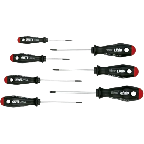 Набор отверток Felo FRICO 50897147 Torx 6/8/10/15/20/25/30 CrMoV сталь 2-х компонентная ручка (14810)