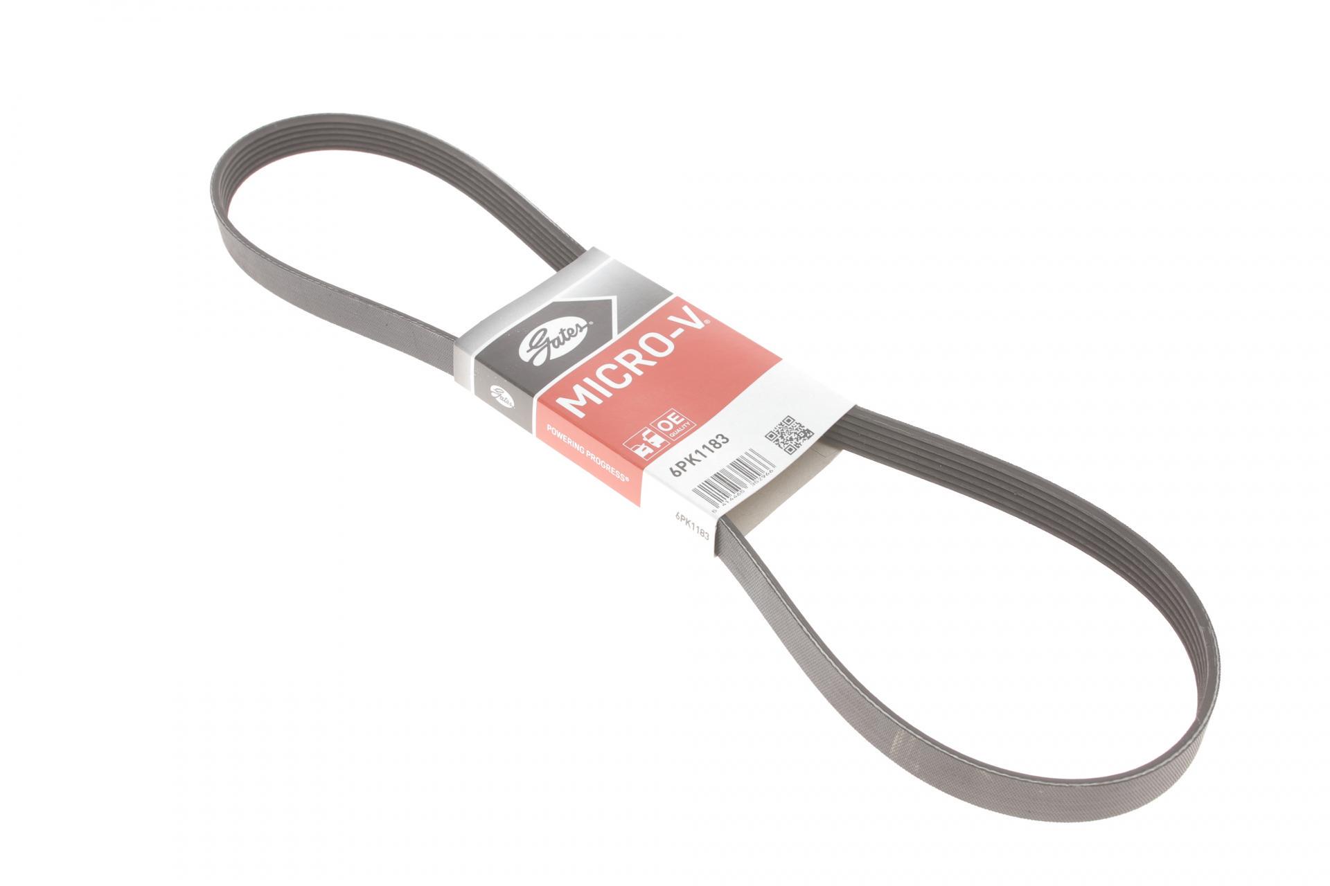 Ремень генератора GATES Citroen Jumper/Fiat Ducato/Peugeot Boxer 2.0/2.2HDi/JTD 02- (6PK1183)