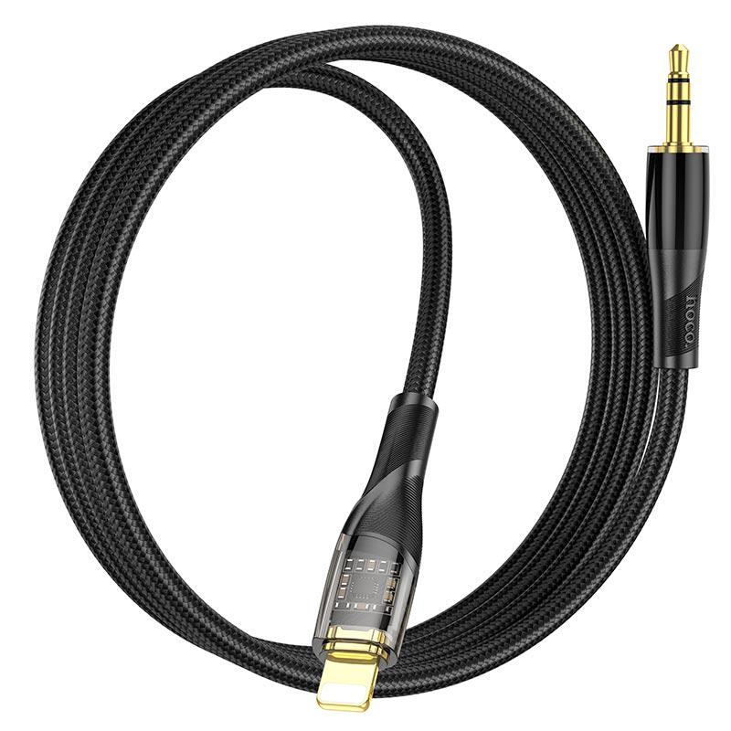 Кабель Hoco AUX 3,5 мм to lightning Transparent Discovery Edition Digital Audio Conversion cable UPA25 1 м (11314868) - фото 2