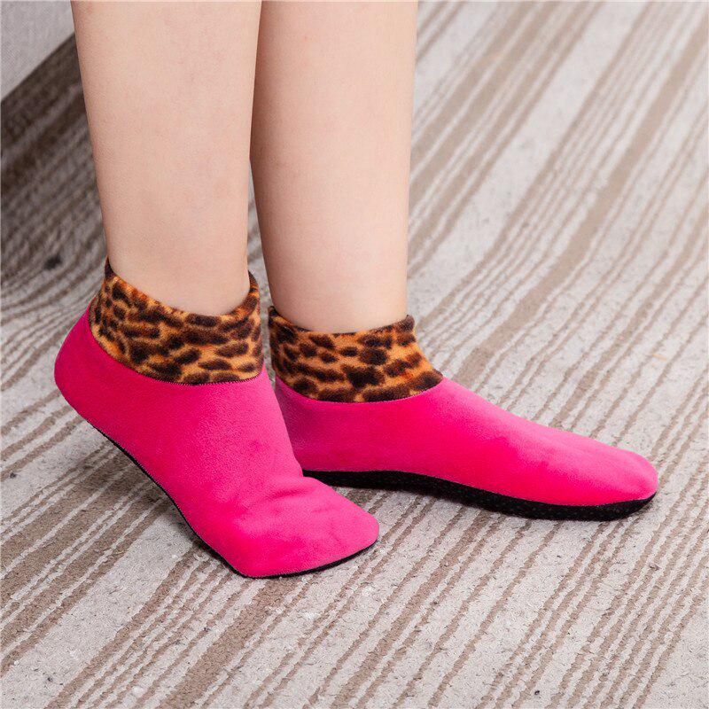 Тапочки-носки женские с антискользящим покрытием SnugSole р. 34-39 Розовый (2754) - фото 2