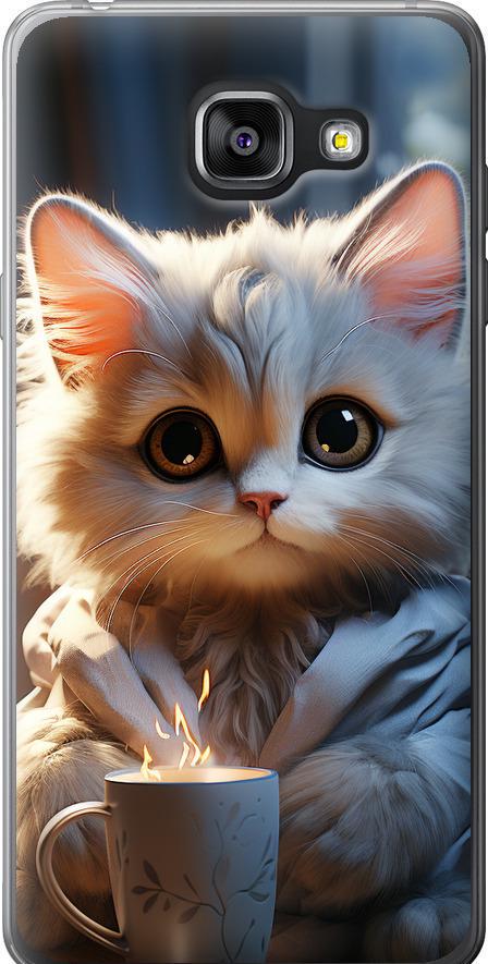 Чехол на Samsung Galaxy A5 (2016) A510F White cat (5646u-158-42517)