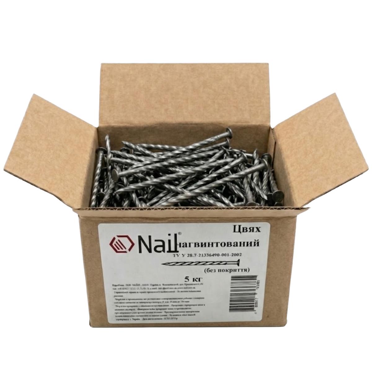 Гвозди навинтованные Nail 3,1х50 DIN 68163A бп упаковка 5 кг нефас 5 кг (405387)