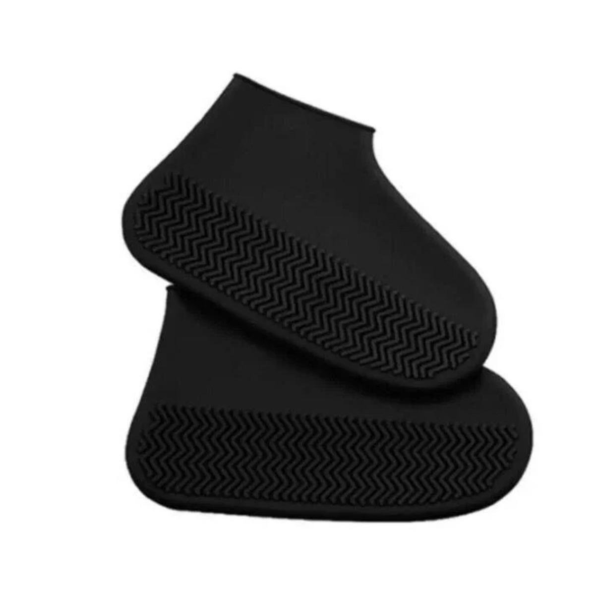 Бахилы силиконовые на обувь Waterproof Silicone Shoe Cover от воды и грязи M - фото 1