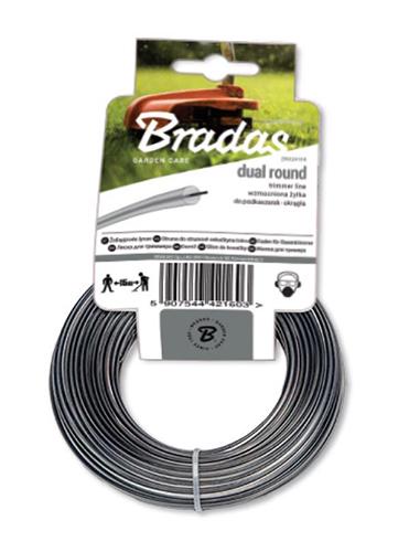 Леска для триммера Bradas Ripper Dual Круг 3 мм 15 м (ZRO3015K) Леска для триммера Bradas Ripper Dual Круг 3 мм 15 м (ZRO3015K)