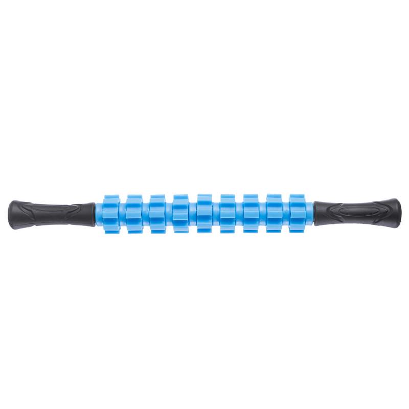 Массажер-палка роликовый Massager Bar SP-Sport FI-1739 9 роликов Голубой - фото 4