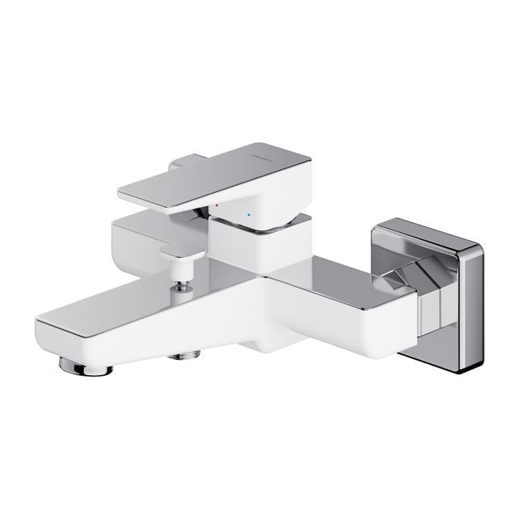 Смеситель для ванны Omnires Parma Chrome/White (PM7430CRB)