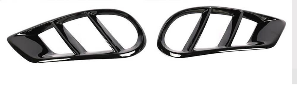 Накладки на противотуманки DDCarbon C43 AMG 2015-2019 / Mercedes C-сlass W205 2014-2021 гг. пластик (147762)