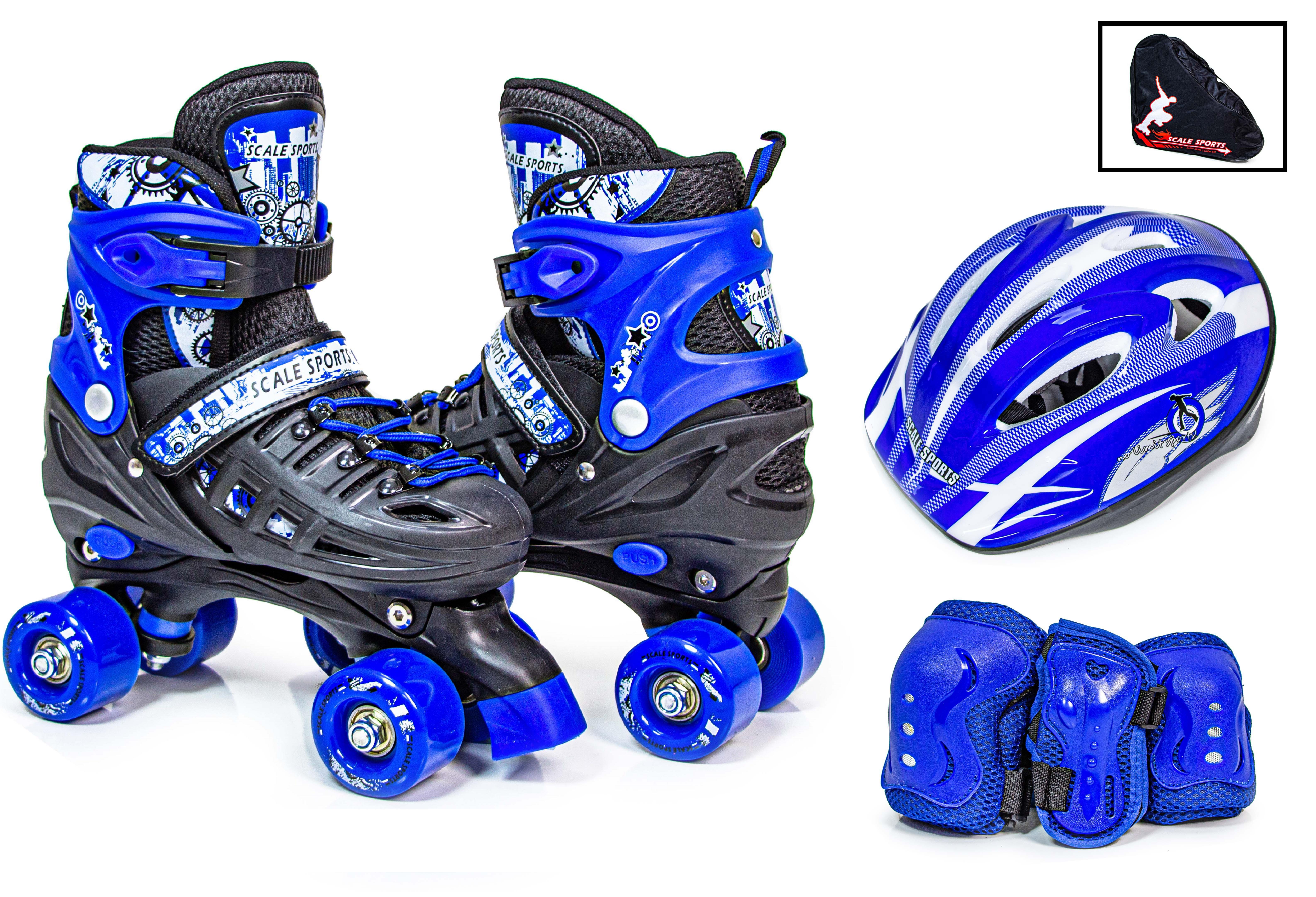 Комплект квадов с защитой Scale Sport р. 29-33 Dark Blue (558687125) - фото 2