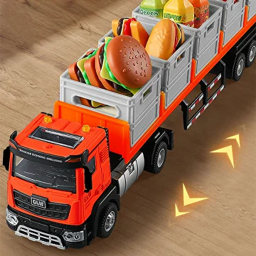 Грузовик с продуктами 1:40 41,5x9,1x6,9 см (C01706) - фото 6