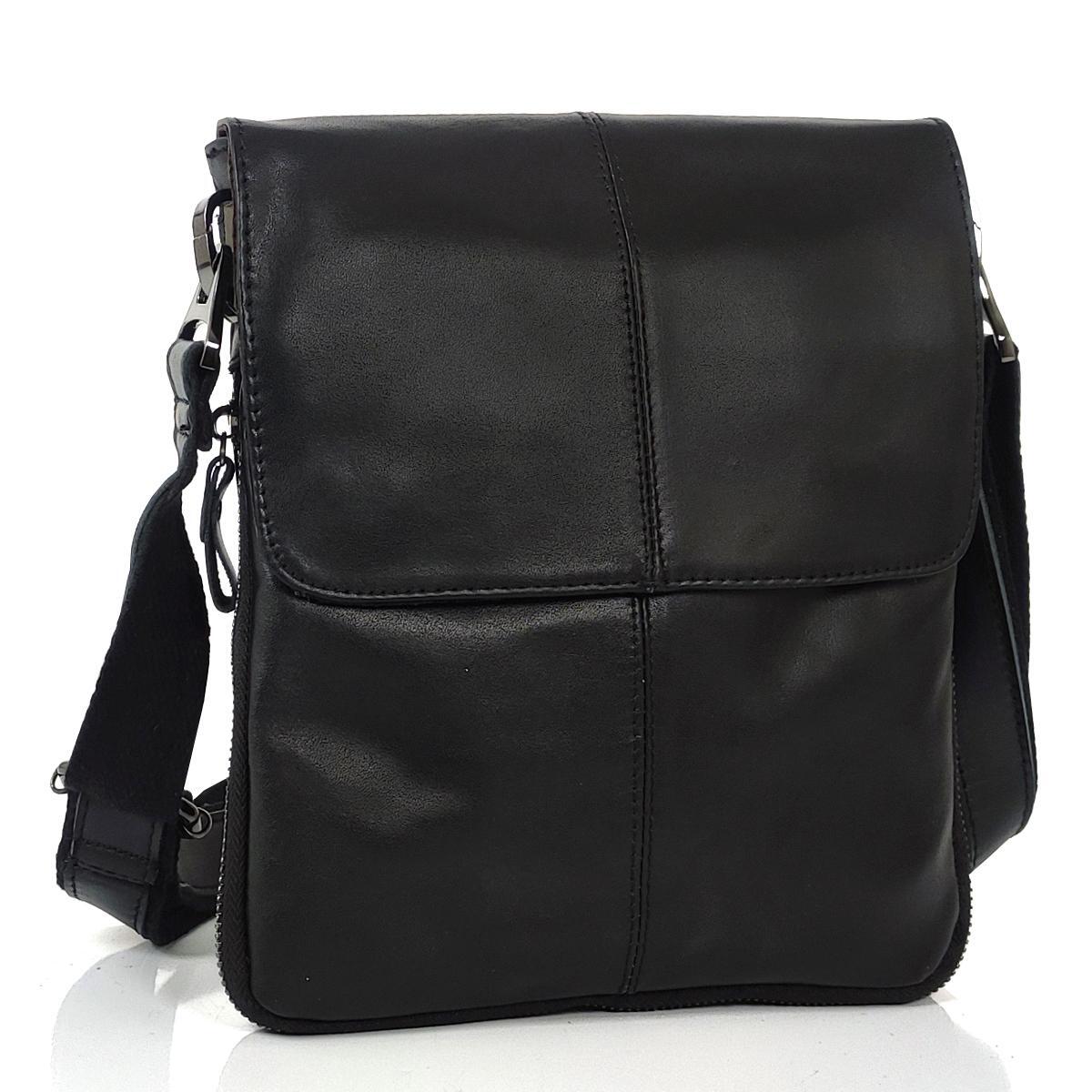 Мужская сумка через плечо Royal Bag S-N2-8005A-2 Черный (5251)