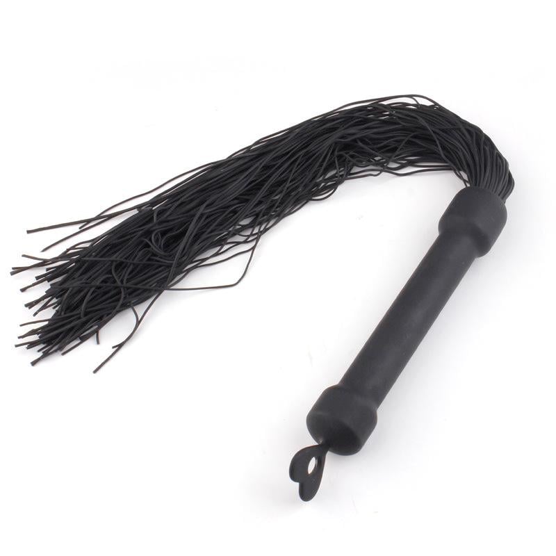 Кнут силиконовый Black Silicone Sensual Whip (1000060710) Кнут силиконовый Black Silicone Sensual Whip (1000060710)