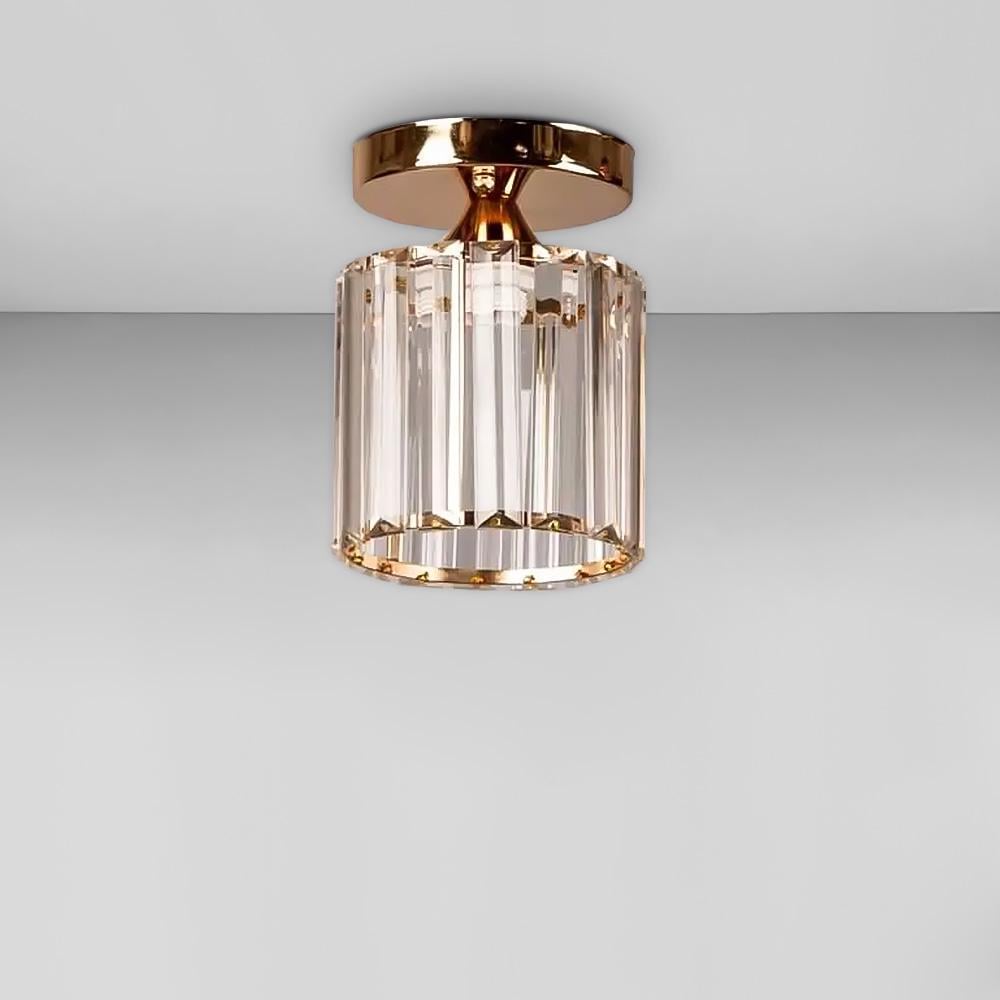 Люстра стельова Light House SR-18529/1H FG 130х170 мм Золотий Люстра стельова Light House SR-18529/1H FG 130х170 мм Золотий