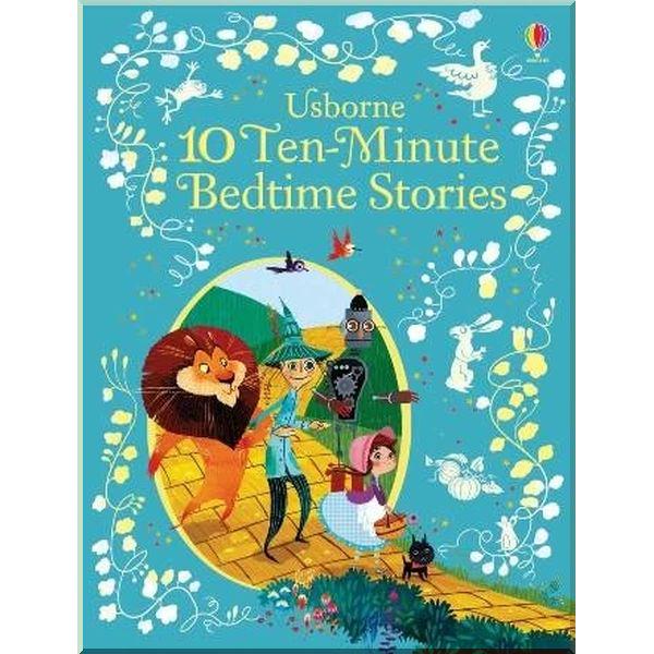 Книга Usborne "10 Ten-minute Bedtime Stories" Charles Perrault/Hans Christian Andersen/L. Frank Baum/Lewis Car (ISBN:9781474938044)