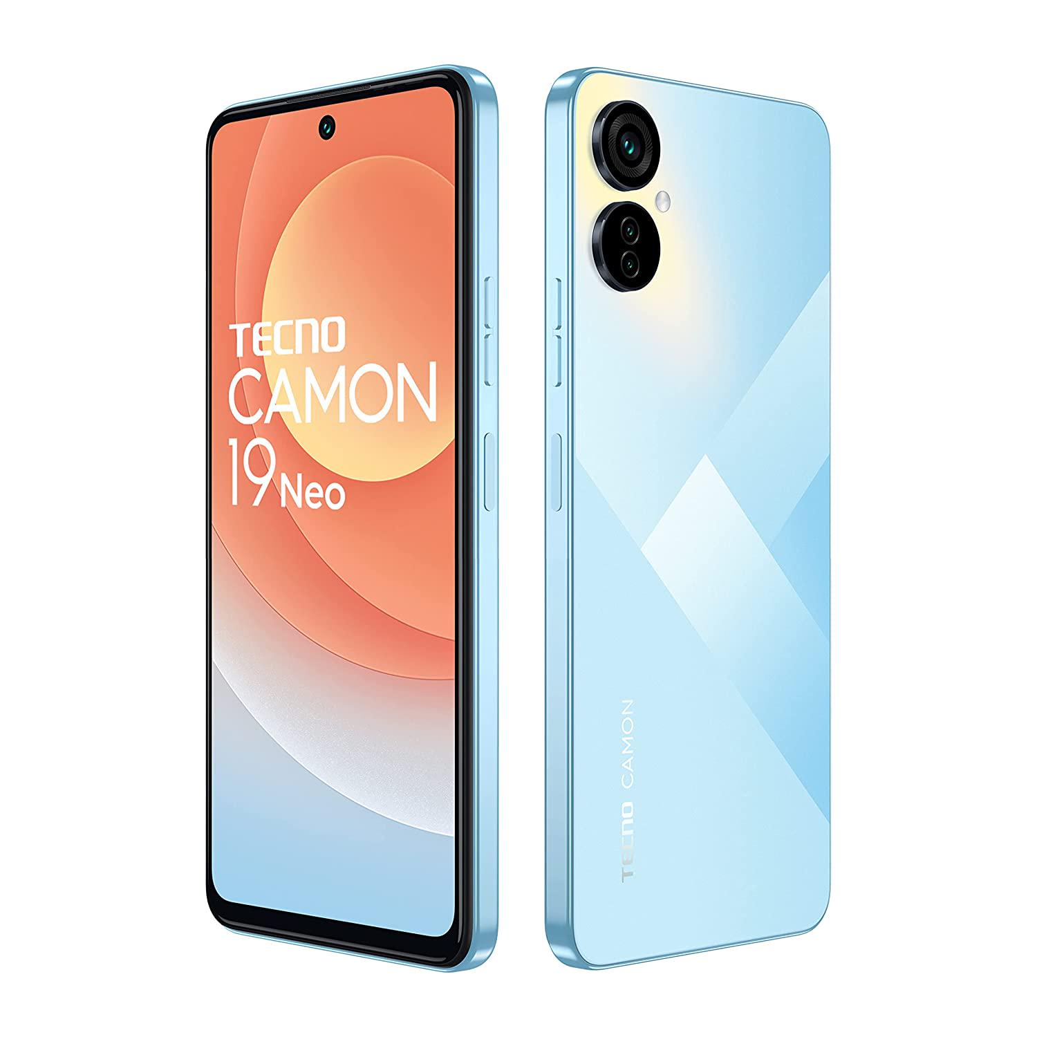 Смартфон Tecno CH6i Camon 19 Neo 6/128GB Ice Mirror Blue UA-UCRF - фото 4