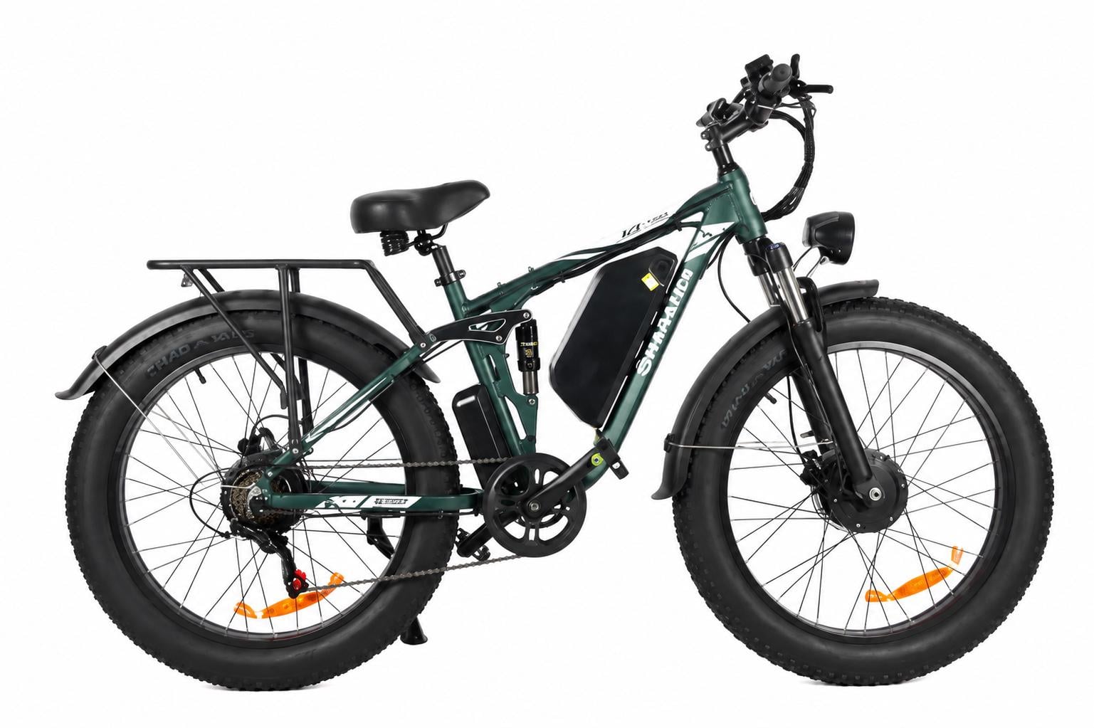 Электровелосипед Fatbike Maraton F26 SPIDER 26 1500Wх2/48V/26 Ah Темно-зеленый (FSM-3000-48-26 4)
