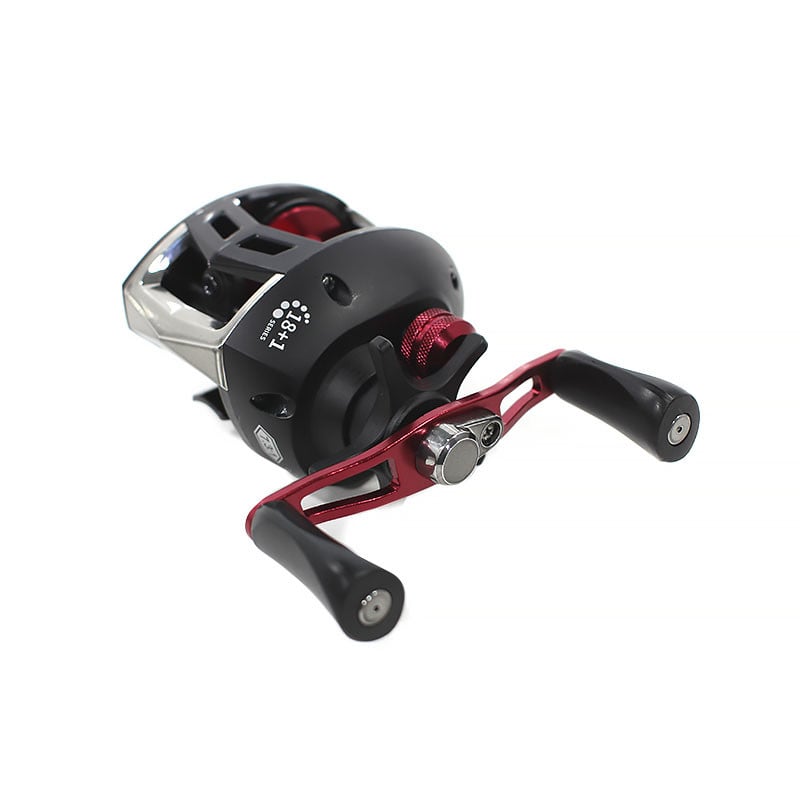 Катушка мультипликаторная рыболовная Reelsking СD 201 Left Black/Red