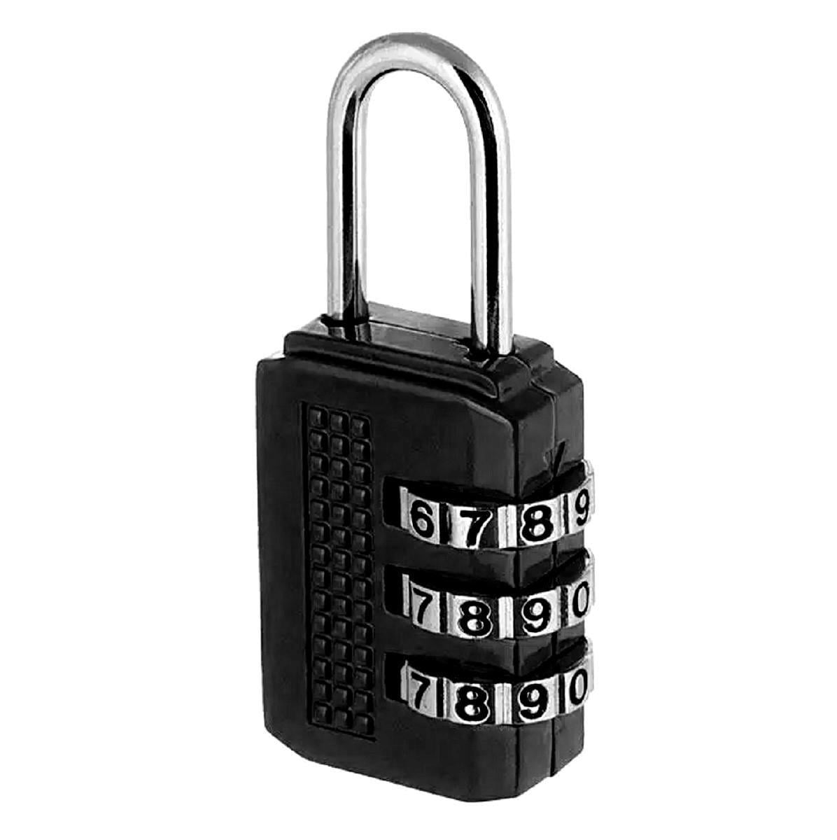 Замок навісний з кодом 23 мм Чорний (Z-16-65-BK)