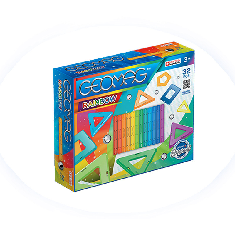Конструктор магнитный Geomag Rainbow 32 дет