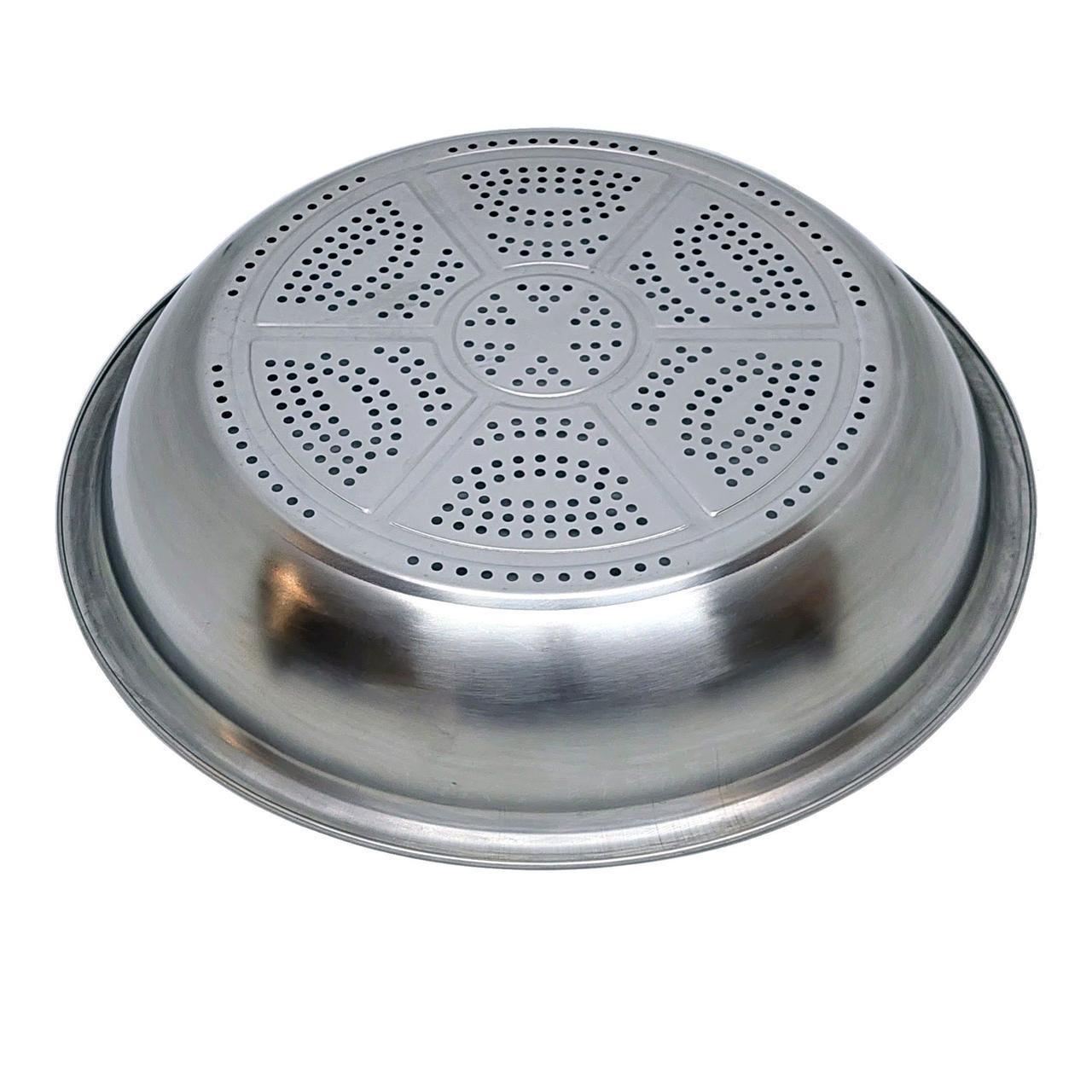 Пароварка для кастрюли сито диаметр 30 см высота 5 см - фото 2 Пароварка для кастрюли сито диаметр 30 см высота 5 см - фото 2