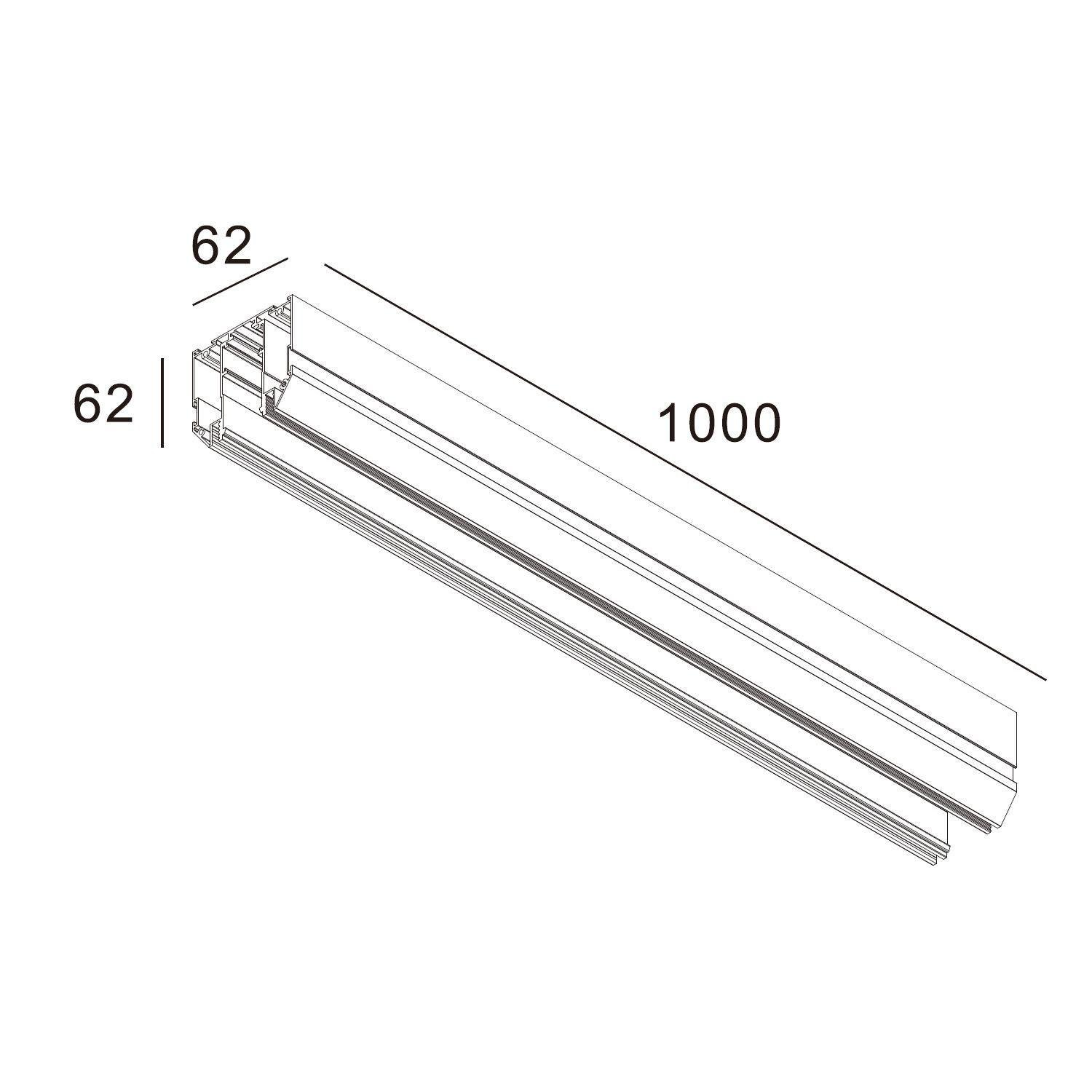 Магнитная шина Skarlat для натяжного потолка RGD S48V1MWH - фото 2