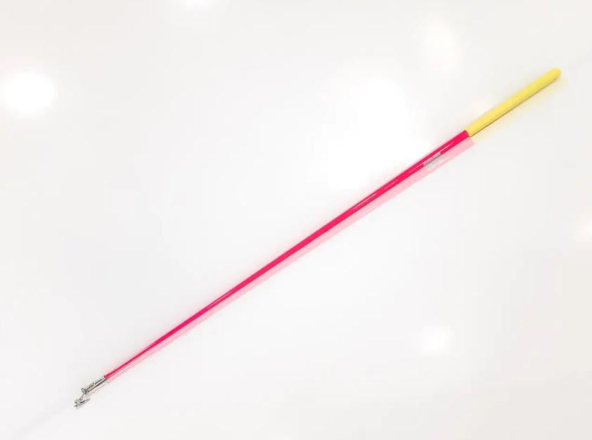 Паличка Sasaki MJ-82 Junior скловолокно гума 50 см Рожевий/Жовтий (6936116102859)