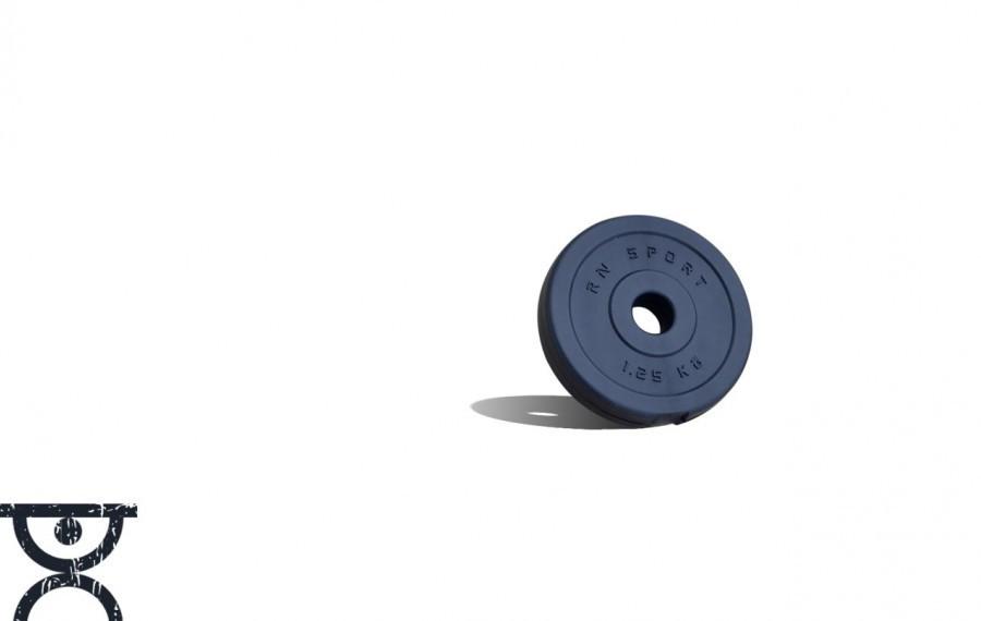 Гантель разборный RN-Sport с пластиковым покрытием 26 кг и скакалка (2764274481) - фото 2