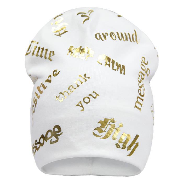 Шапка демисезонная Девид стар р. 54 Молочный 19115