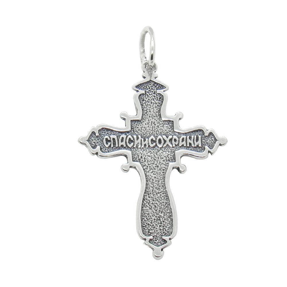 Срібний християнський підвіс Хрестик 2 (1137291283) - фото 3 Срібний християнський підвіс Хрестик 2 (1137291283) - фото 3