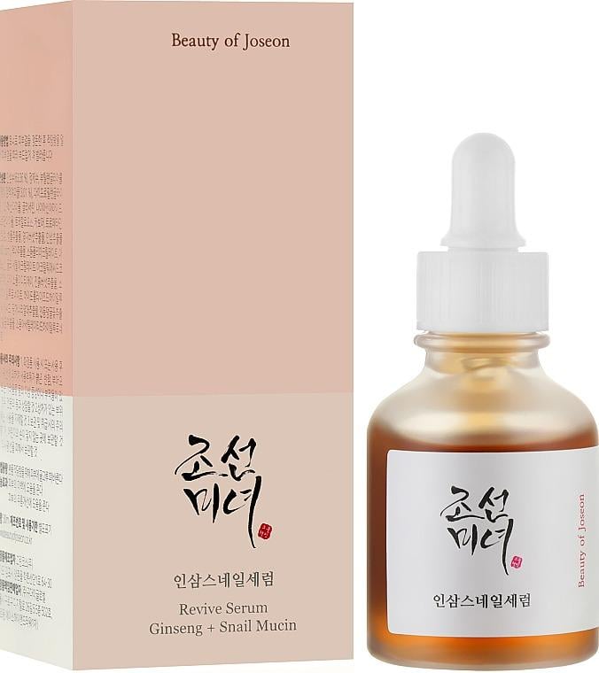 Сироватка відновлююча для обличчя з женьшенем і муцином Beauty Of Joseon Revive Serum: Ginseng/Snail Mucin 30 мл - фото 1