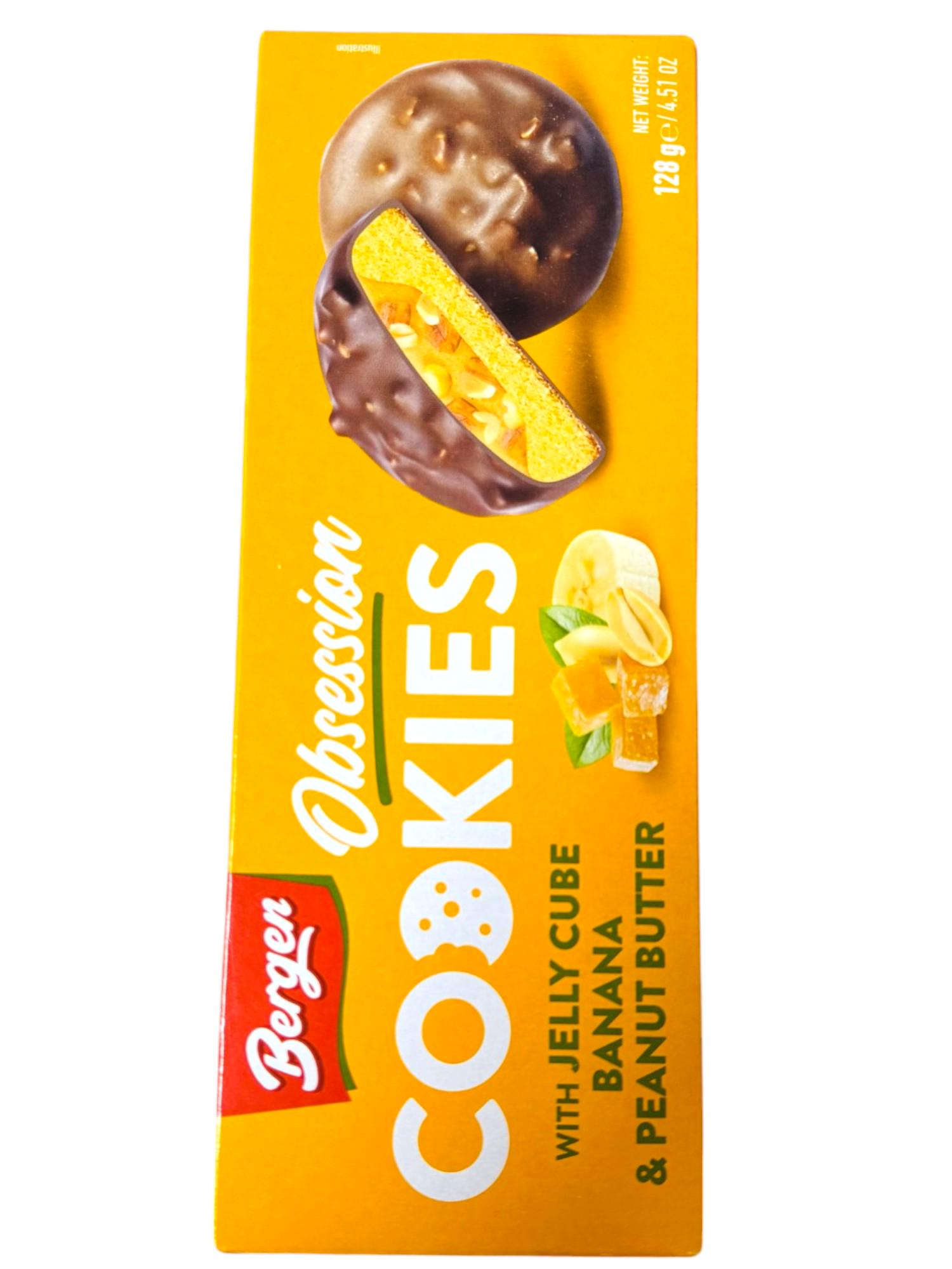 Печенье Bergen мармелад банан с арахисом 128 г (26553335)
