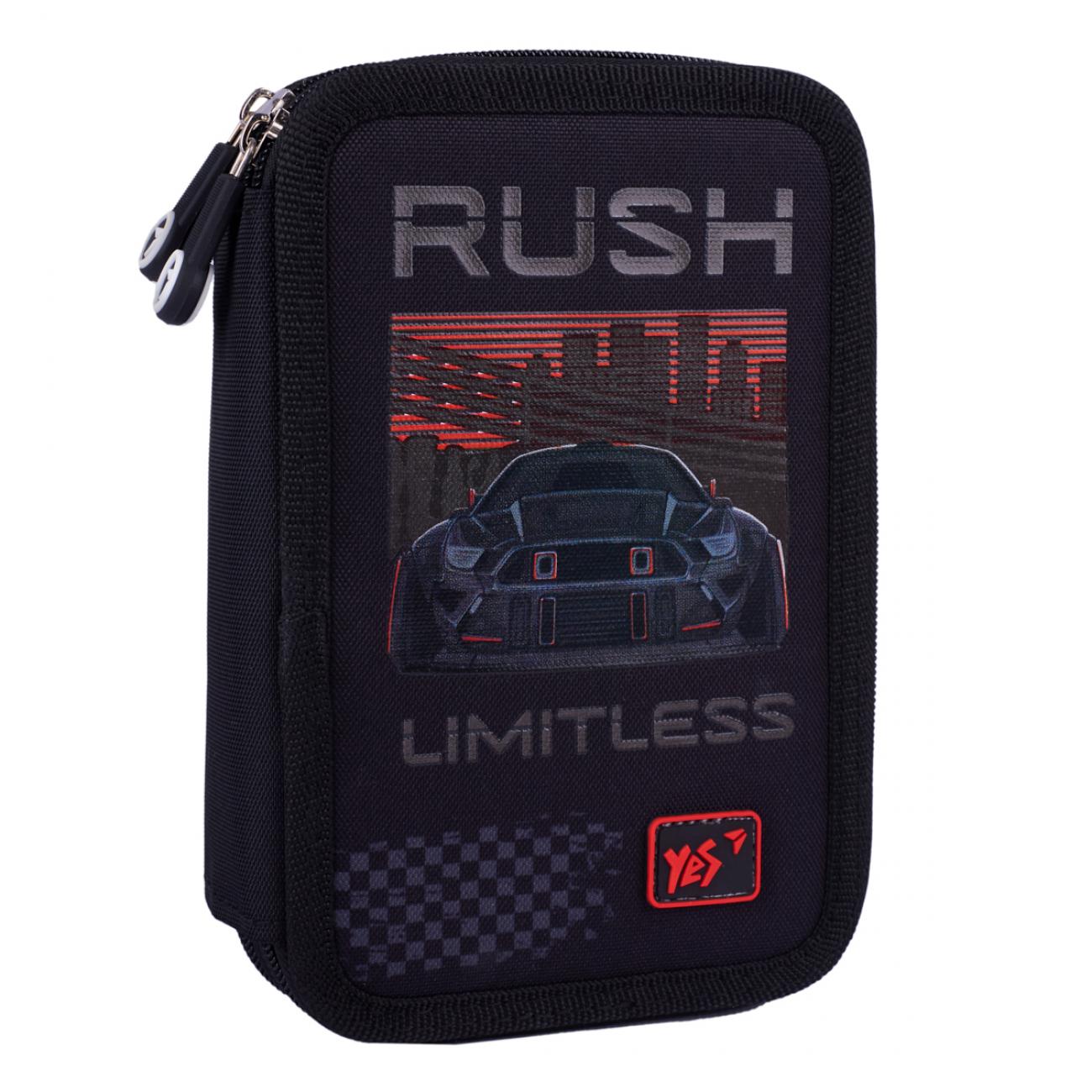 Пенал жесткий двойной YES Race Day HP-01 (533644)