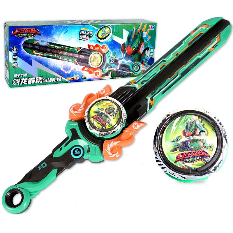 Игрушка для детей Дзыга с мечом Infinity Nado Team Gyro Hurricane War Soul Sword Стегозавр 7 серия (арт EPC14943M)