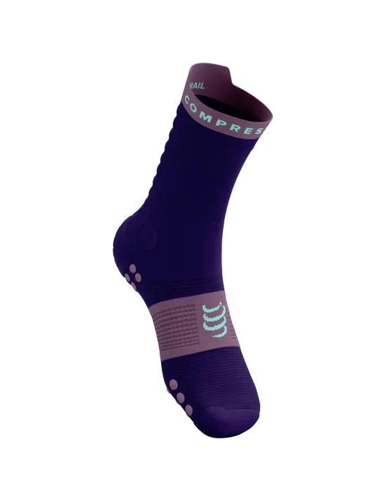 Шкарпетки Compressport Pro Racing Socks V4.0 Trail T1 Purple/Grape - фото 2