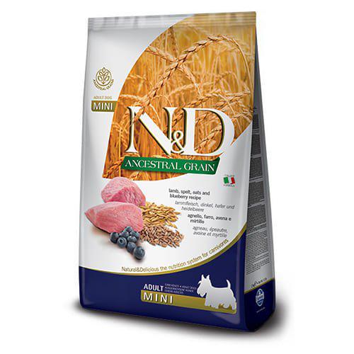 Корм для собак сухий Farmina N&D Ягня з чорницею 2.5 кг Корм для собак сухий Farmina N&D Ягня з чорницею 2.5 кг